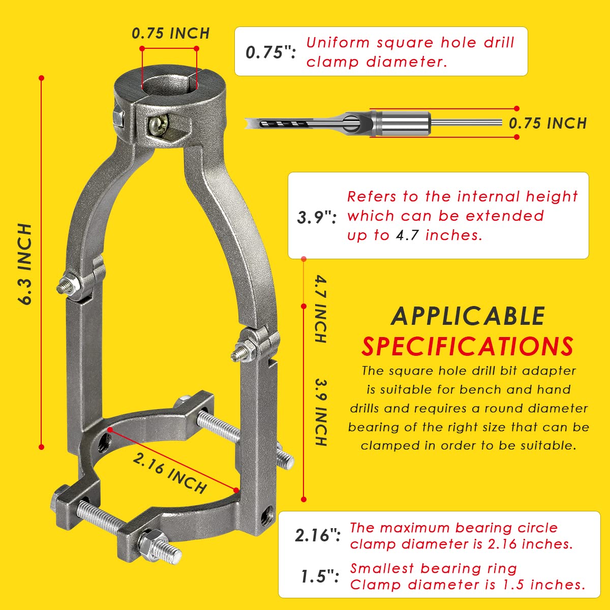 Suteng easy-install disassembly saves time during tool changes.