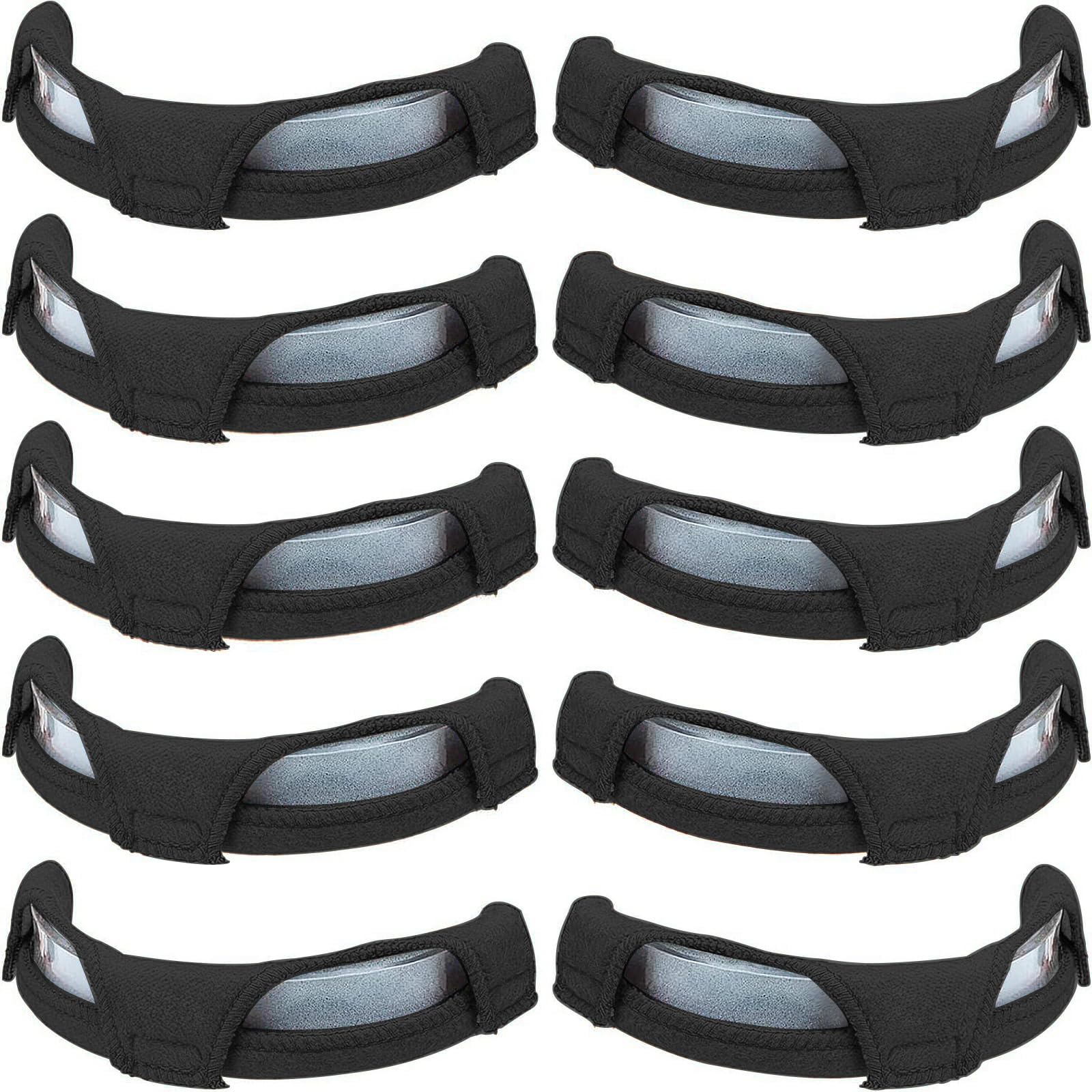 Sutetlw hard hat sweatband in black with absorbent cotton for sweat control.