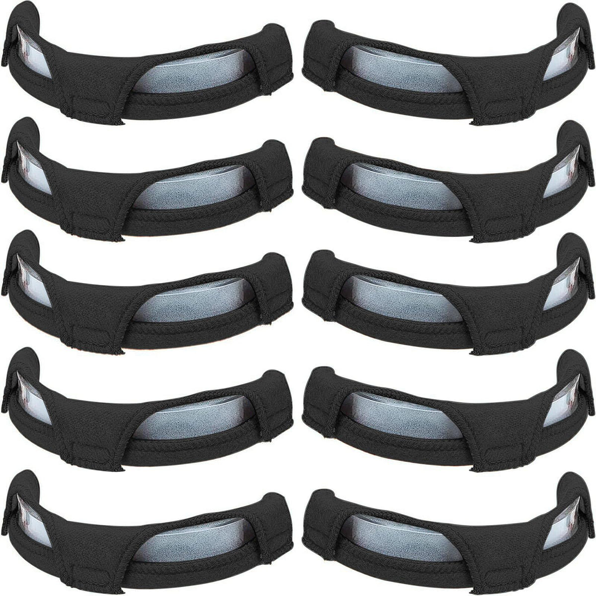 Sutetlw hard hat sweatband in black with absorbent cotton for sweat control.