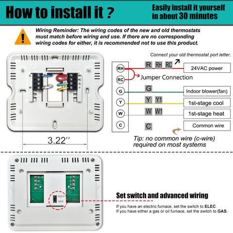 Suuwer large green backlit display aids quick temperature checks