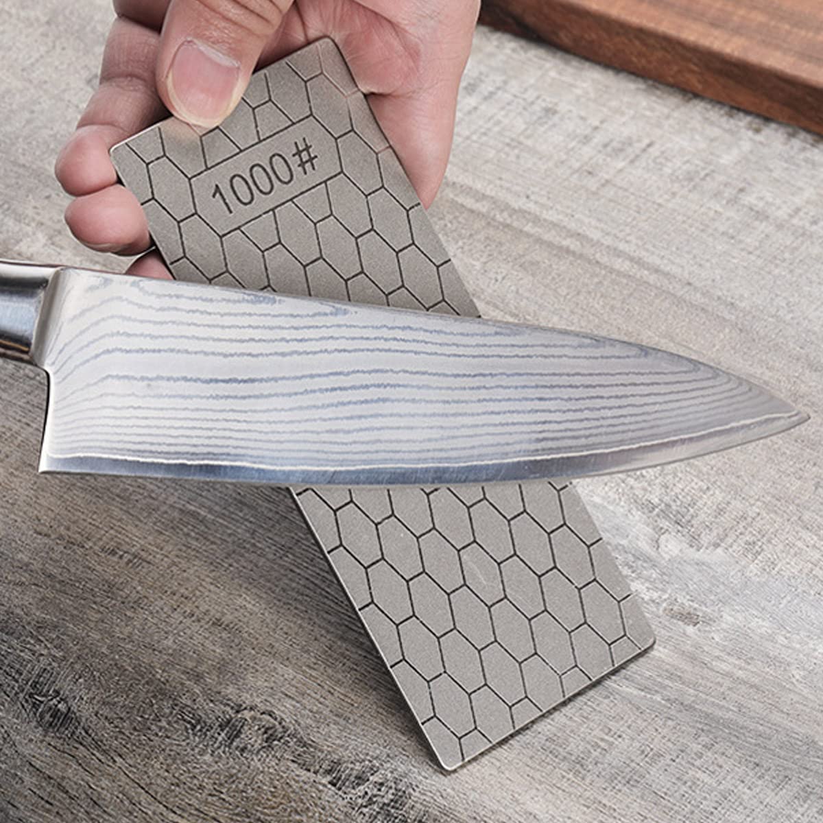 SUWAJUME diamond sharpening stone 1500 grit for near-polish finishing