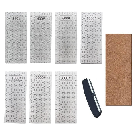 SUWAJUME diamond sharpening stone 320 grit for fast initial edge refinement