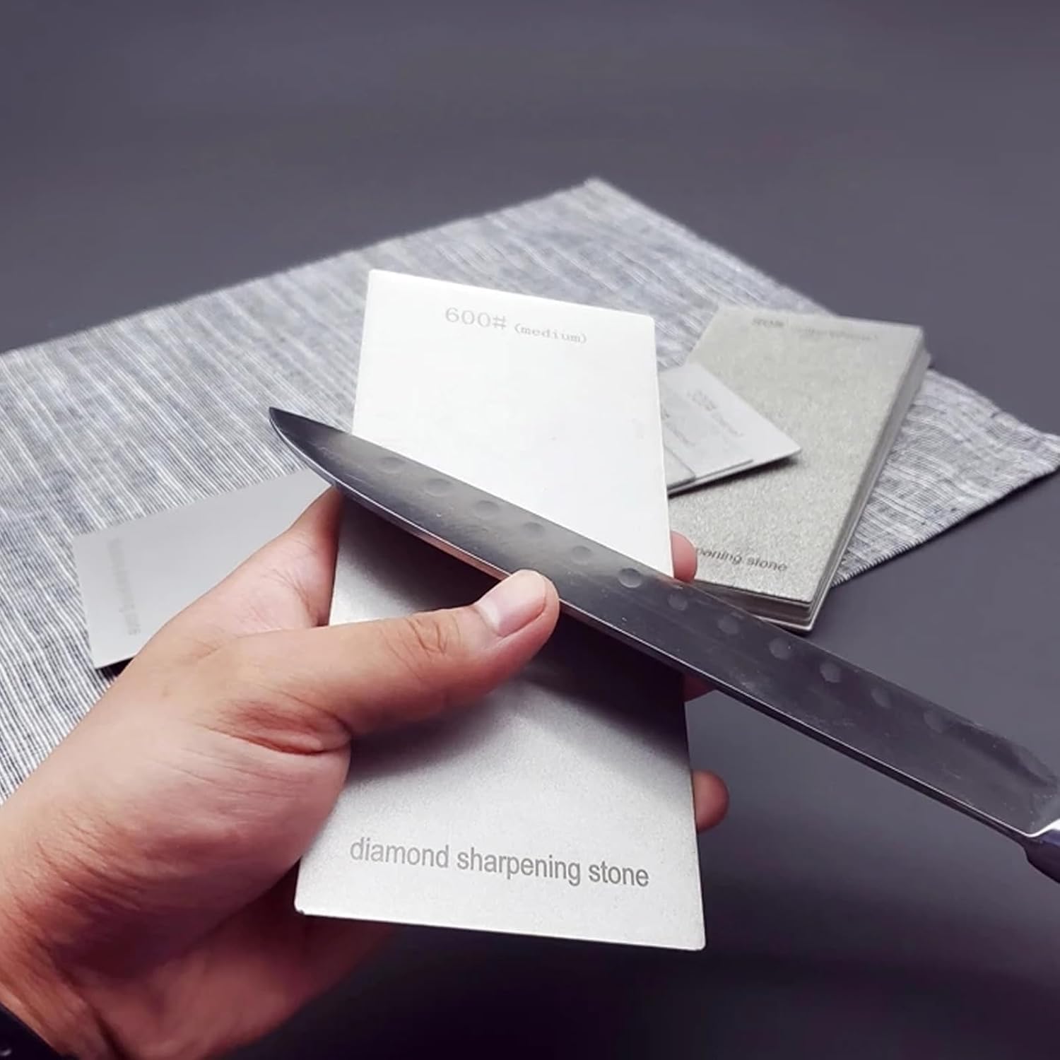SUWAJUME compact diamond honing stone fits drawers and travel with ease