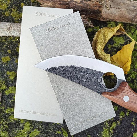 SUWAJUME stone in use sharpening a kitchen knife for a sharper edge