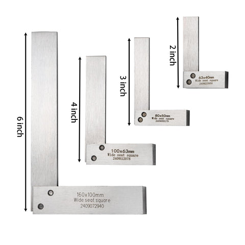 Suwimut Machinist Square 3-inch with inside notch for corner accuracy.