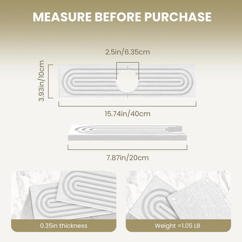 Eco-friendly SUXLINA diatomite mat reduces waste from replacements