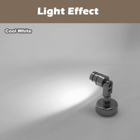 Suzeyar magnet-base spotlight easily attaches to metal surfaces.