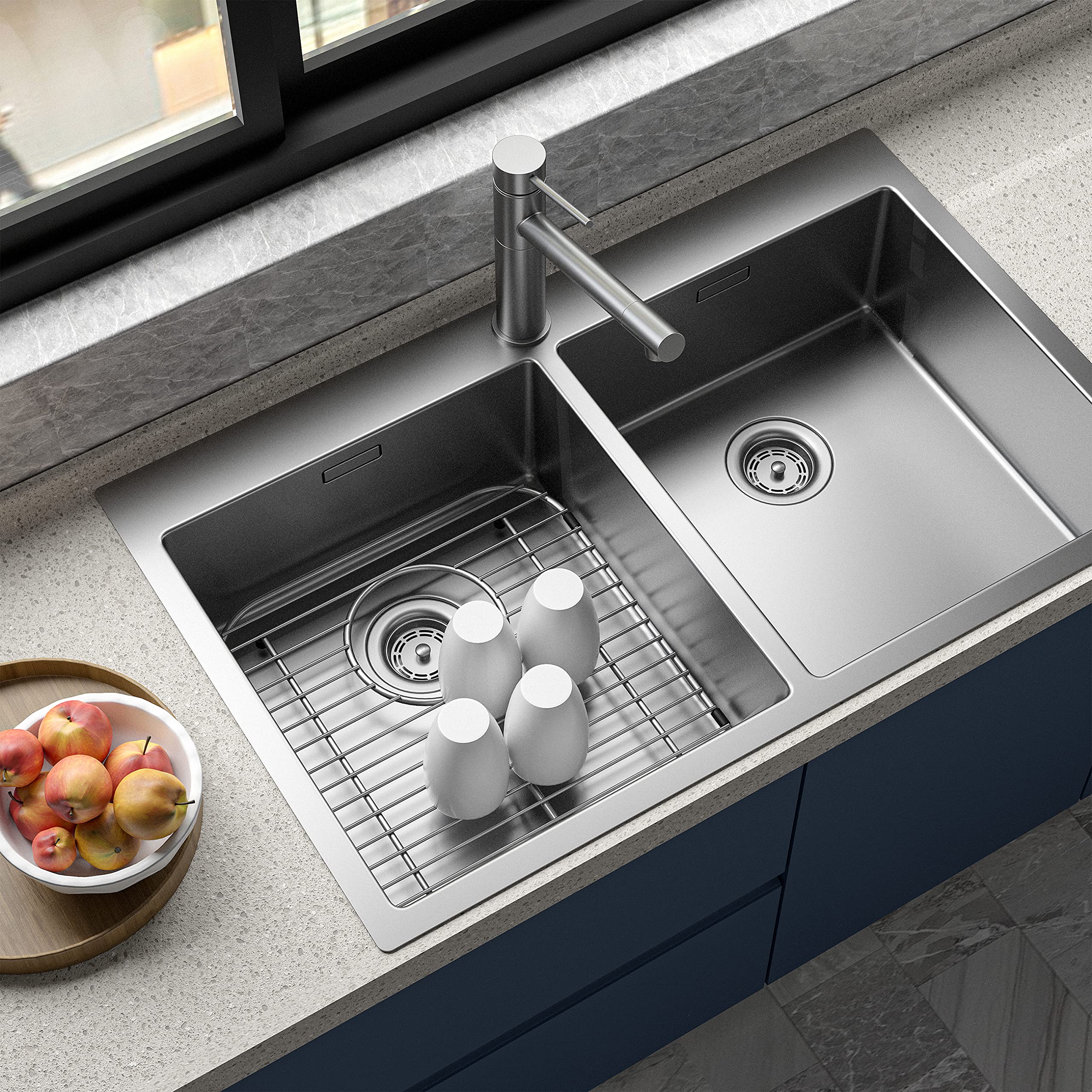 SUZLON stainless steel grid anti-rust construction for long-lasting kitchen protection