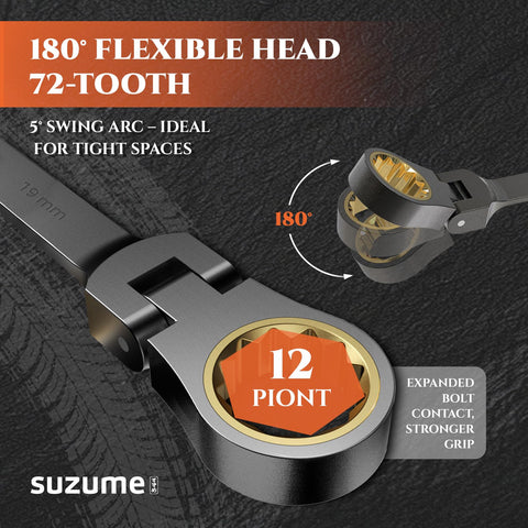 SUZUME Cr-V steel construction for strength in greasy environments