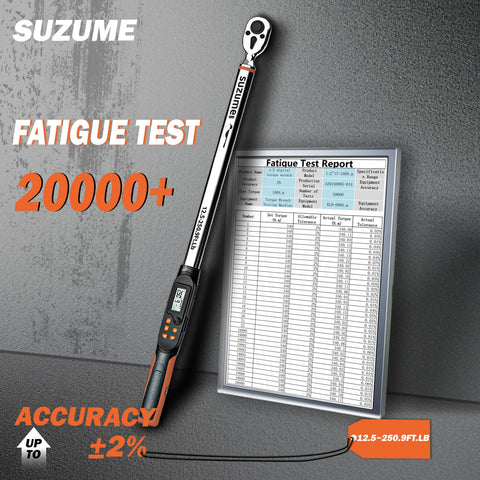 SUZUME LED alarm signals when target torque is reached, aiding efficient workflow.