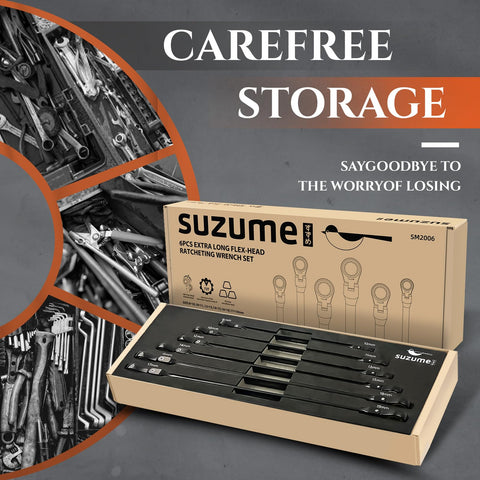 SUZUME wrench set stored in a compact EVA pouch