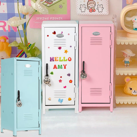Svartur Mini Locker with keys for secure access.