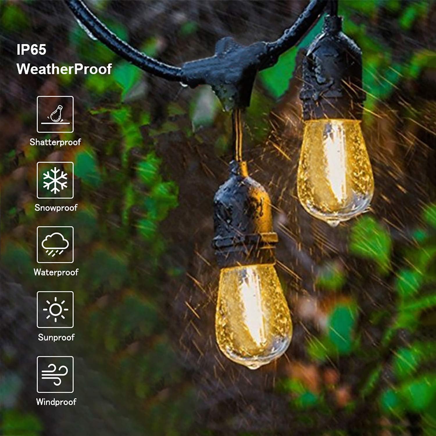 Svater 1W dimmable shatterproof bulbs provide flexible mood lighting.
