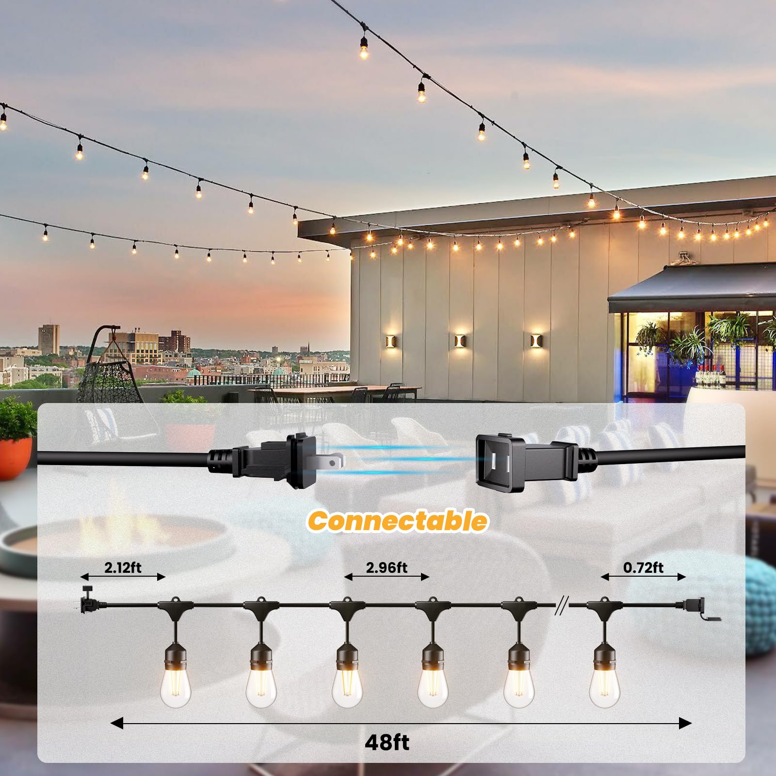 Svater dimmable LED bulbs allow adjustable brightness and energy savings