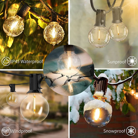 Svater dimmable outdoor lighting lets you adjust the mood.