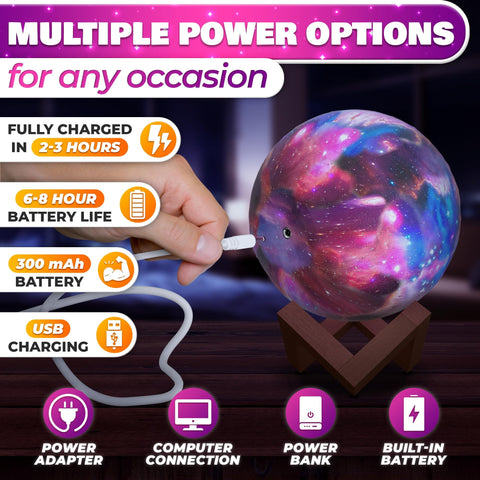 SVICHOCHKA LED Galaxy Lamp 4 modes for different atmospheres