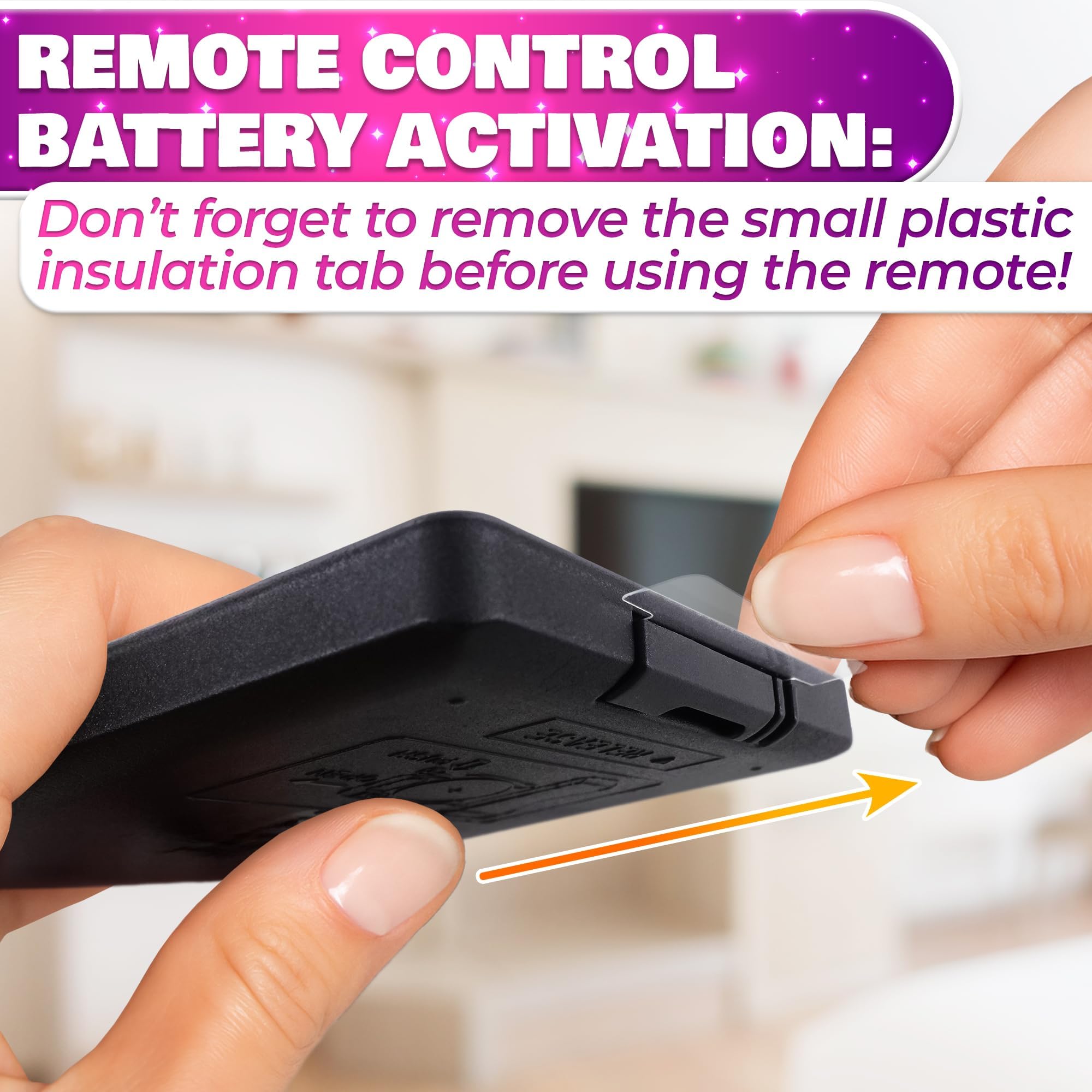 SVICHOCHKA LED Galaxy Lamp remote control for easy adjustments