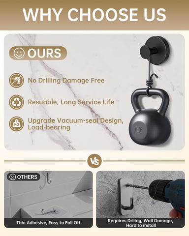 SwanKiss stainless steel hooks resist humidity for durable bathroom organization.