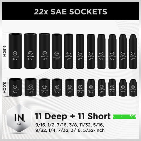 Swanlake 6-point sockets maximize grip to reduce slipping and wear during use.
