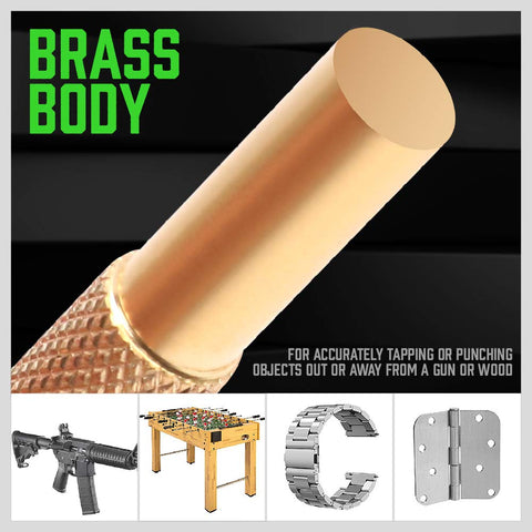 SWANLAKE brass punch set enables precise alignment and pin removal