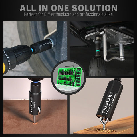Swanlake Cr-V and S2 steel construction resists torque and wear