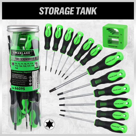 SWANLAKE torx screwdrivers ergonomic grip handles for comfortable use