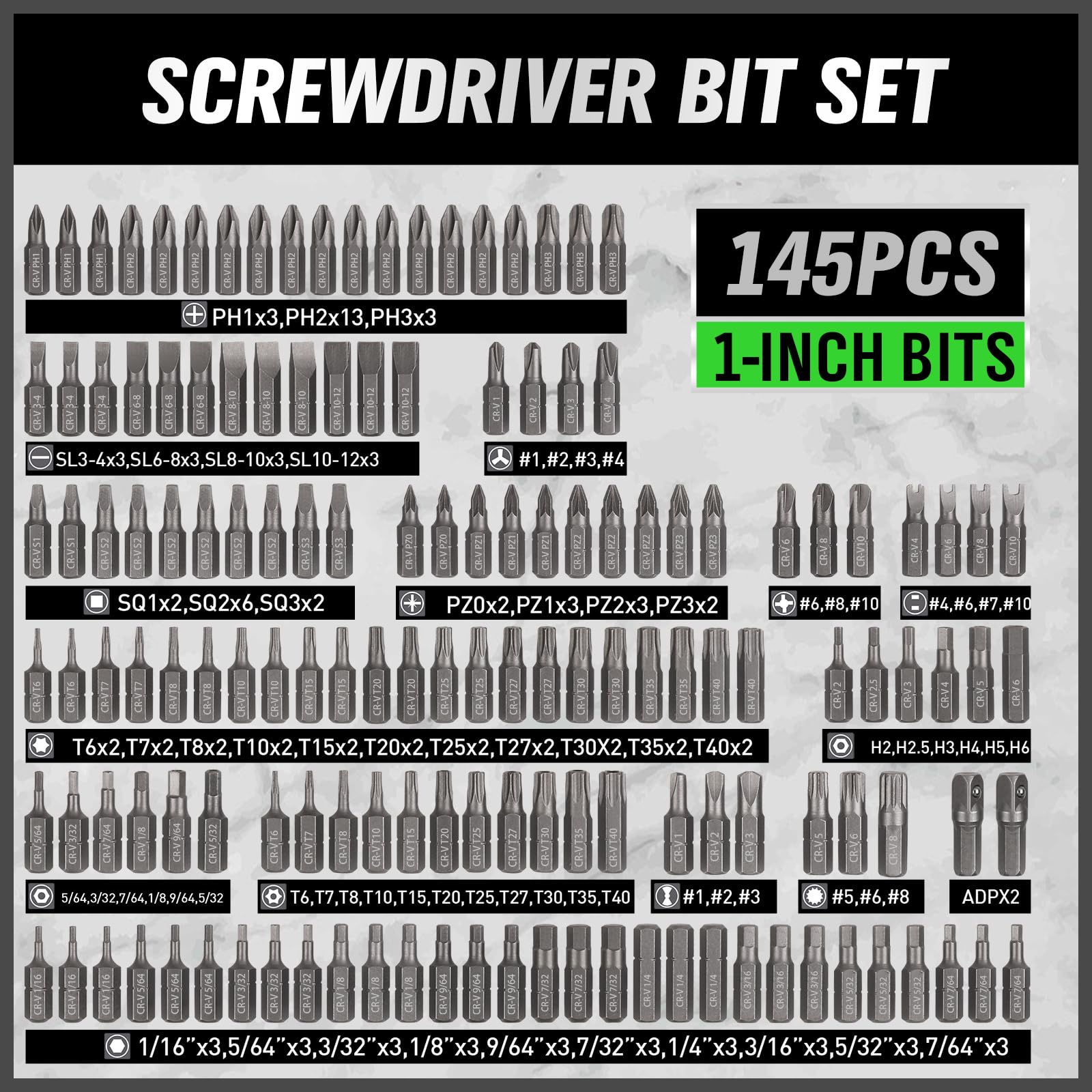 Swanlake Garden Tools ratchet wrench beside bits for efficient tightening