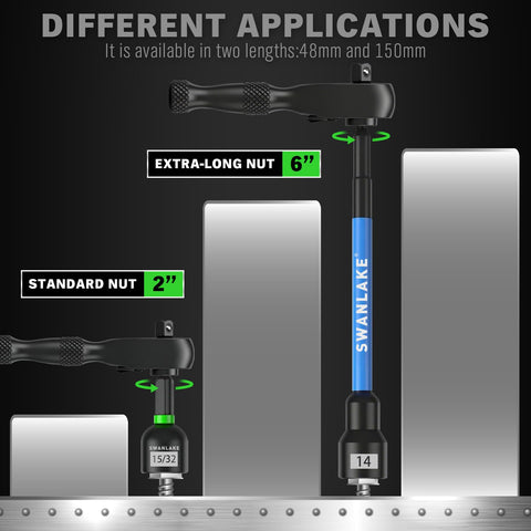 SWANLAKE GARDEN TOOLS industrial magnetic retention keeps screws in place during drilling.