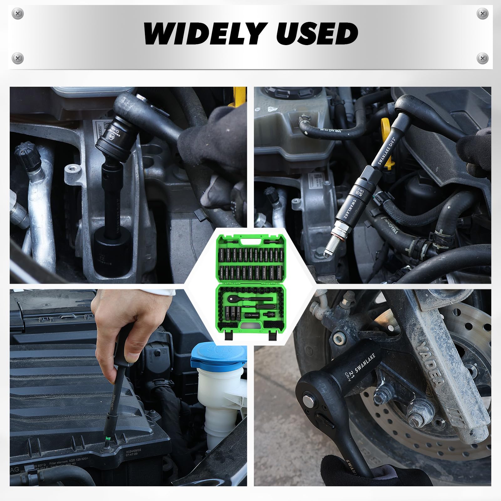 Swanlake screwdriver bits and spark plug sockets expand versatility