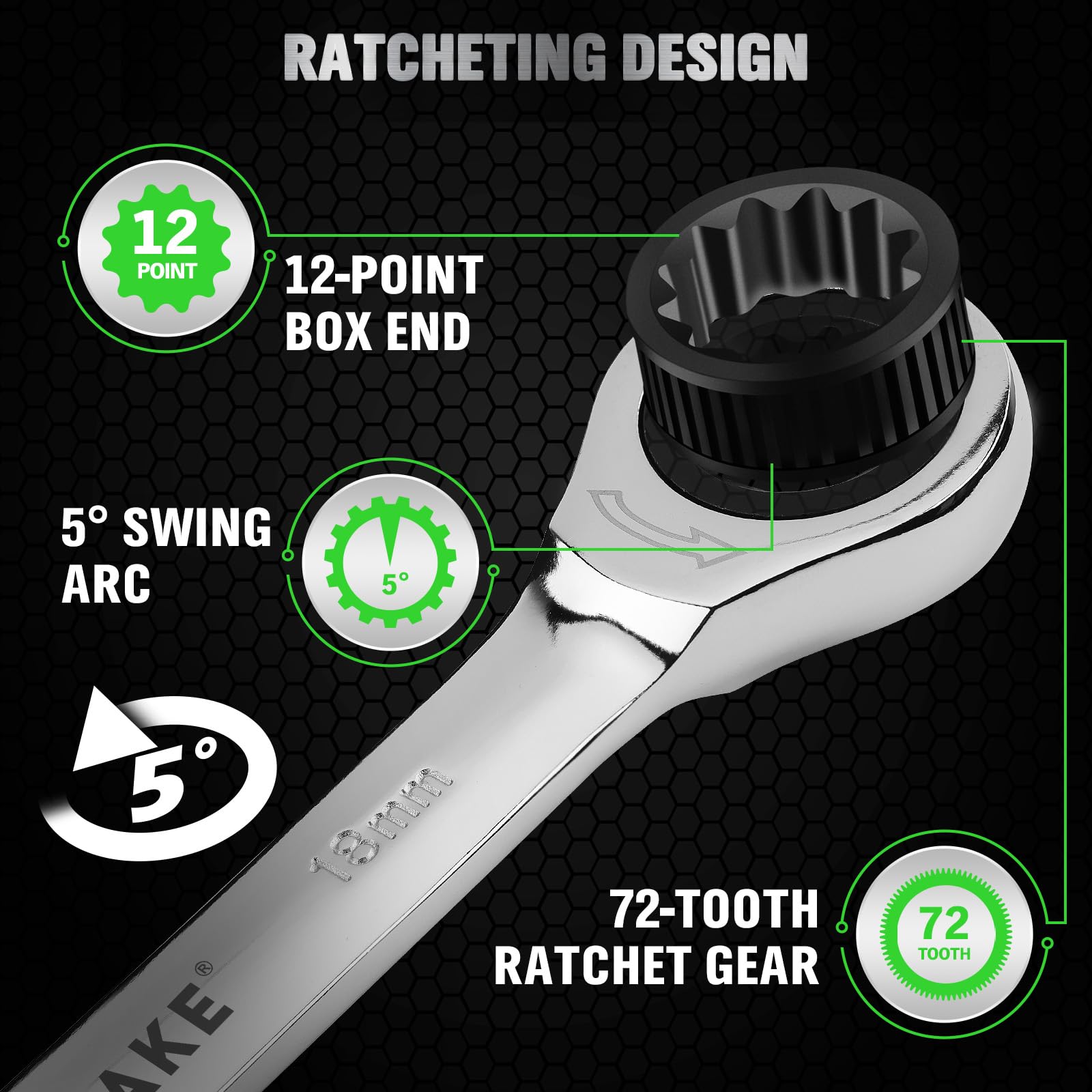 Swanlake Garden Tools slim head design fits into confined spots