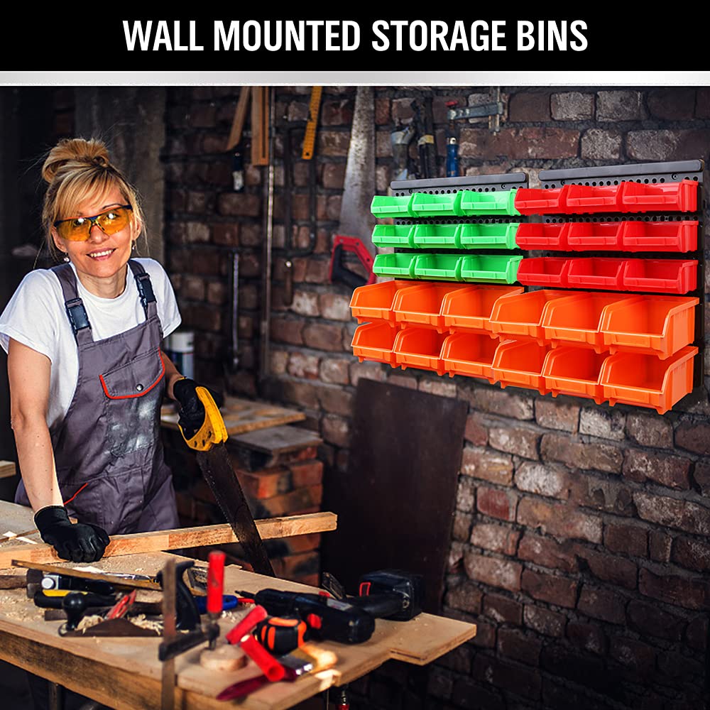 SWANLAKE GARDEN TOOLS space-saving design maximizes wall storage.
