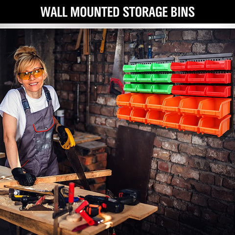 SWANLAKE GARDEN TOOLS space-saving design maximizes wall storage.