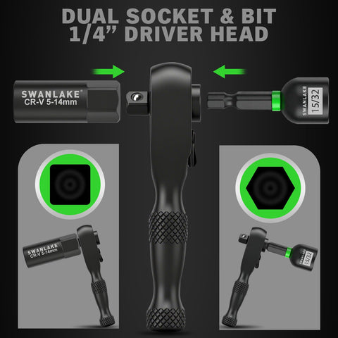 SWANLAKE GARDEN TOOLS wing nut driver for specialty fasteners and awkward angles.