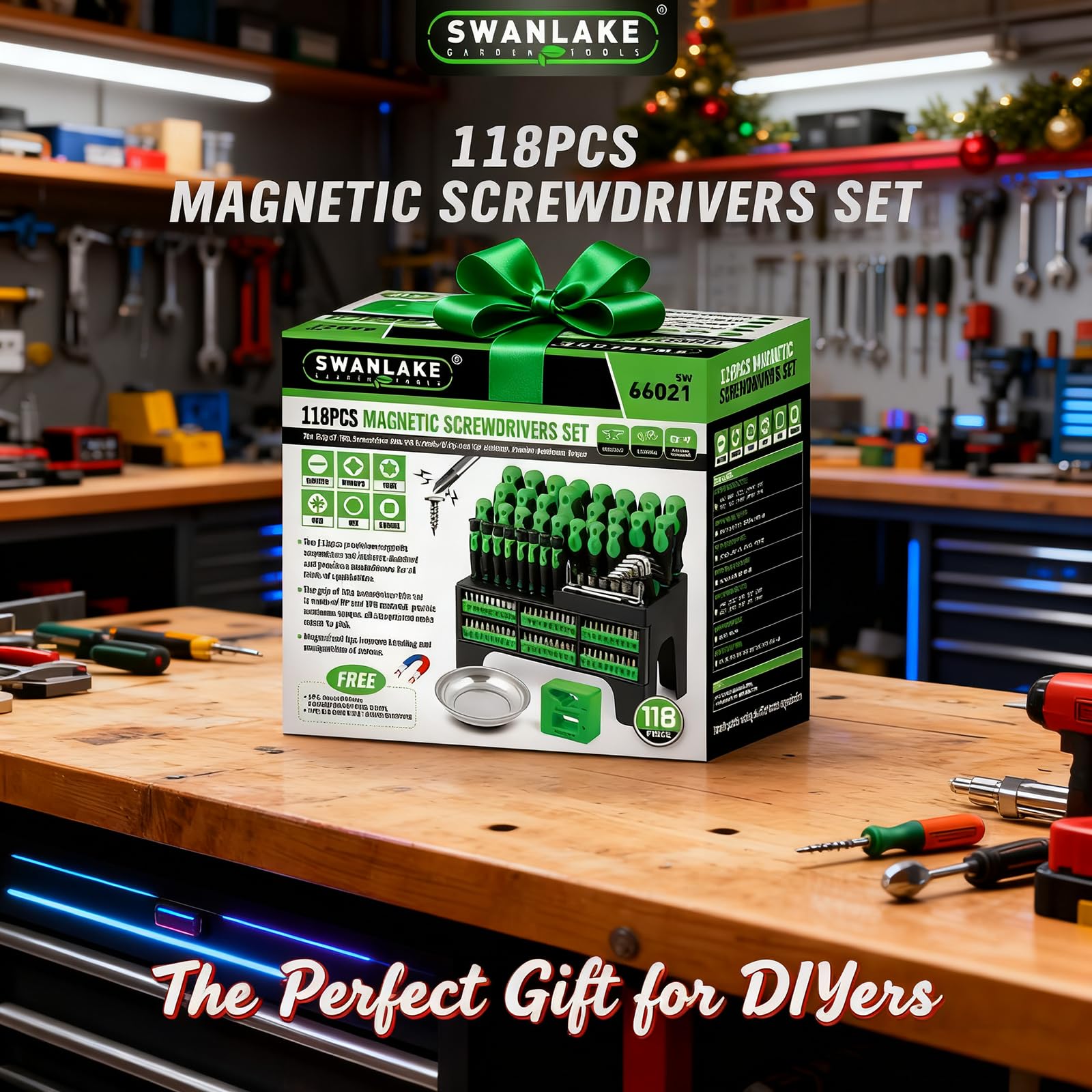 SWANLAKE gift ready toolkit ideal for DIY enthusiasts and hobbyists