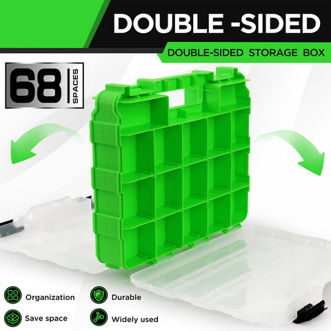 Swanlake heavy-duty plastic construction with secure dual latches ensures durability.