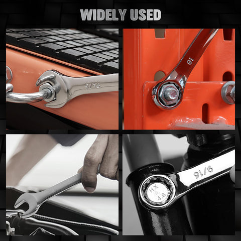 Clear size markings on SWANLAKE wrenches support quick selection