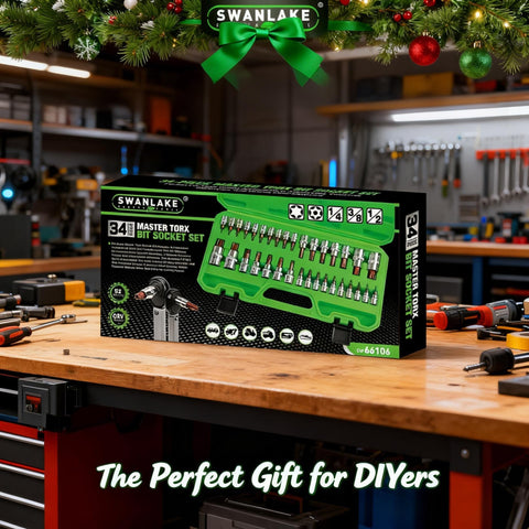 Swanlake 34-piece set in use on a professional repair bench highlighting efficiency.
