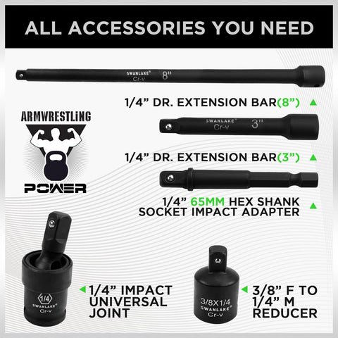 Swanlake ratchet handle provides smooth operation and precise control.