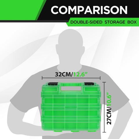 Swanlake transparent lid provides instant visibility of contents during projects.