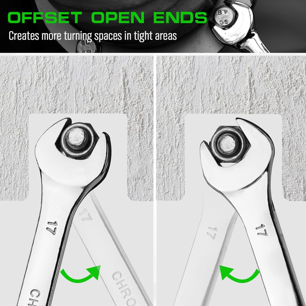 SWANLAKE wrench set highlighting anti-wear design that reduces bolt wear during heavy tasks