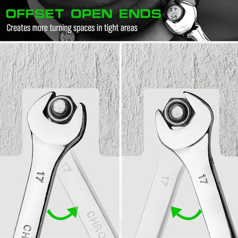 SWANLAKE wrench set highlighting anti-wear design that reduces bolt wear during heavy tasks