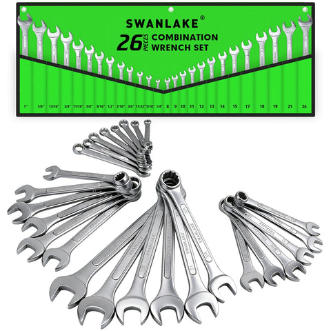 Swanlake wrench set in rollup pouch for easy storage and transport