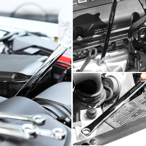 Swanlake tool-roll bag keeps wrenches organized and portable.