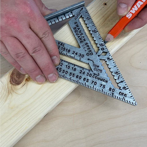 Swanson Speed Square Pro 7-Inch marking utility boosts framing accuracy.