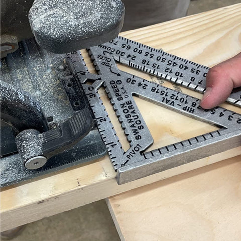 Swanson Speed Square Pro 7-Inch portable tool ready for job sites.