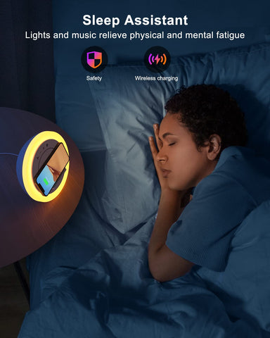 Swarmir night light with dynamic colors creates cozy ambiance for late-night visibility.