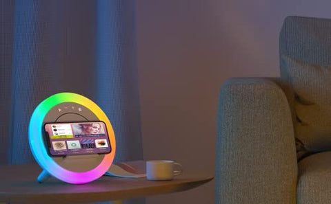 Swarmir silicone phone holder keeps your device steady while charging.