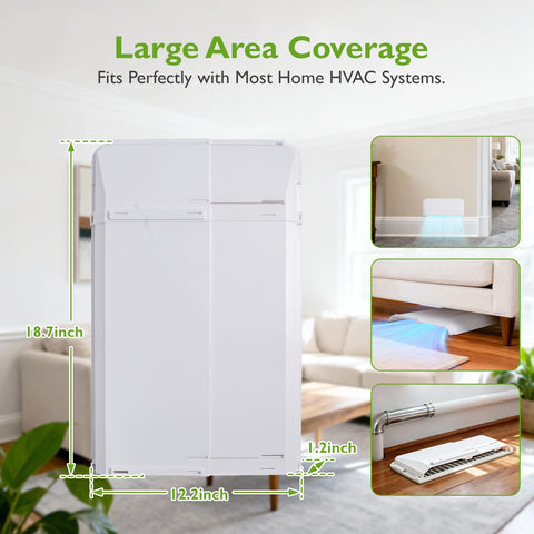 SWEET TUNE adjustable width 8-12.2 inches fits most floor and wall vents