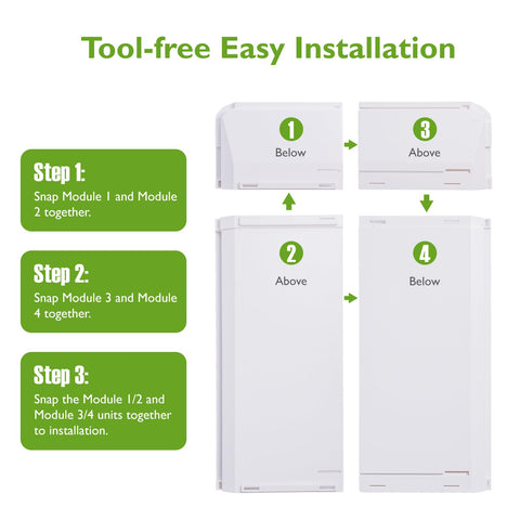SWEET TUNE easy installation with magnetic attachment