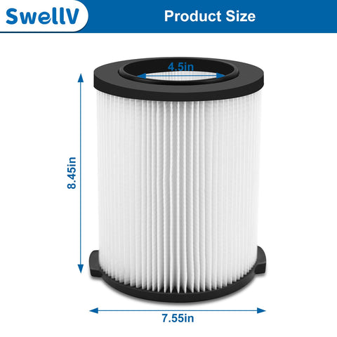 SwellV 2-pack VF4000 filters for flexible vacuum filtration